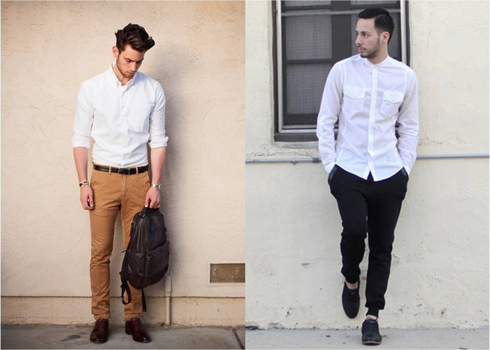 white dress shirt outfit