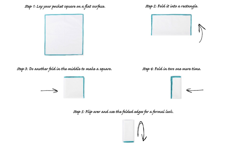how to fold handkerchief