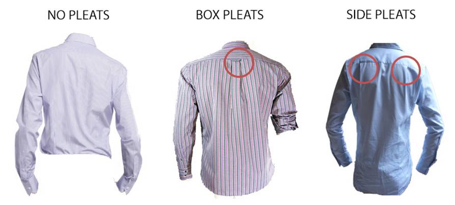 shirt pleats