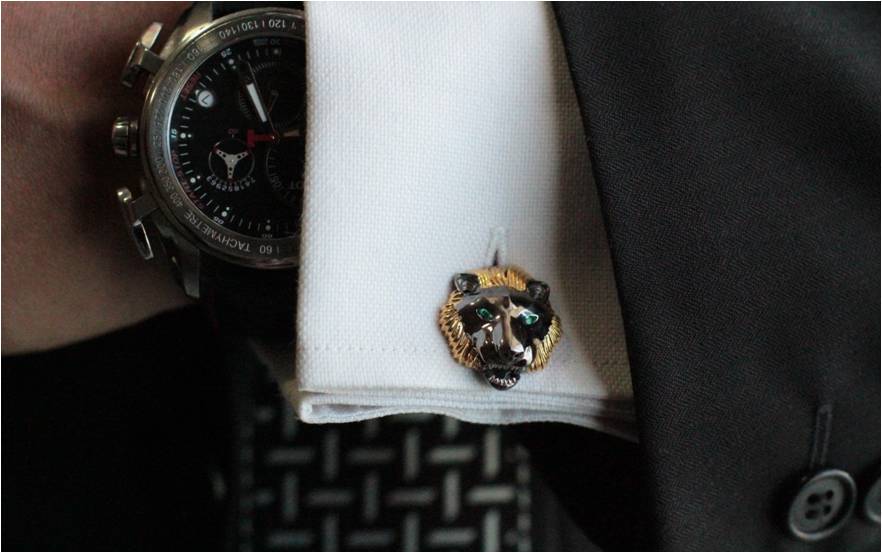 french cuffs with a suit