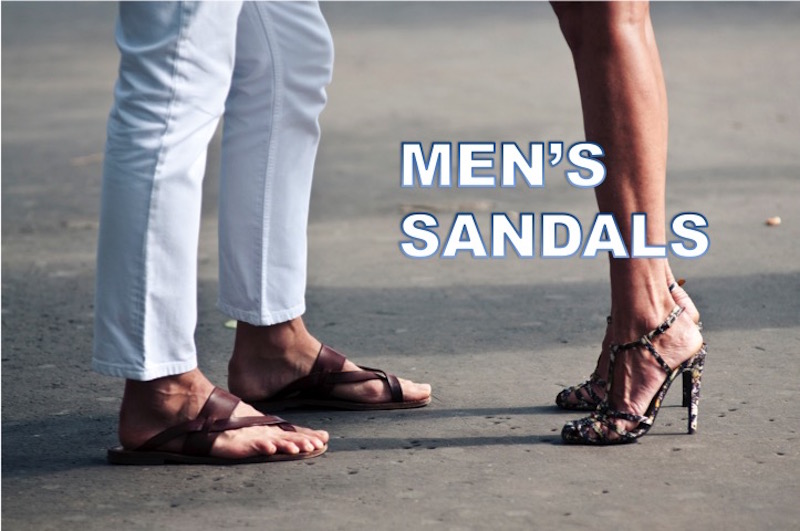 guys in sandals