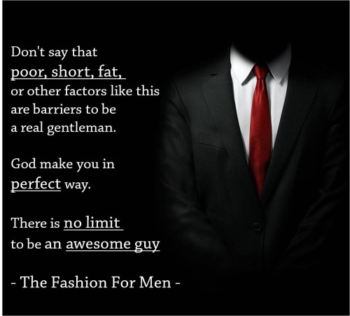 the fashion for men